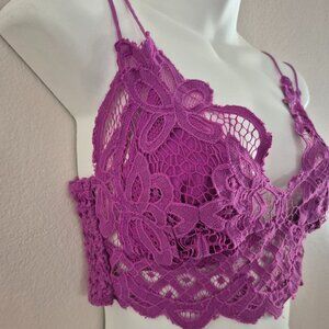 Purple Lace Bralete. Medium